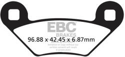 EBC Brakes EBC FA475R fékbetét szett (1 tárcsához) EBC Brakes Fékrendszer és alkatrészei Fékbetétek, fékpofák és féktárcsák Tárcsafékbetétek