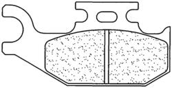 CL BRAKES ATV Szinterelt Fémbetétes Fékbetétek - 1102ATV1 CL BRAKES Fékrendszer és alkatrészei Fékbetétek, fékpofák és féktárcsák Tárcsafékbetétek