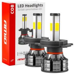 AMiO LED fényszóró izzók H4 COB 4Side