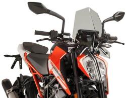 Puig New Generation szélvédő KTM 125/390 Duke 2017-2018 Puig Váz, idomok és járműkiegészítők Szélvédők és tartozékaik Szélvédők Motorkerékpár- és robogószélvédők