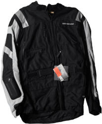 BMW Trailguard motoros kabát, fekete/ezüst - 52 BMW Ruházat és védőfelszerelés Kabátok Motoros textil-, hálós és vízálló kabátok