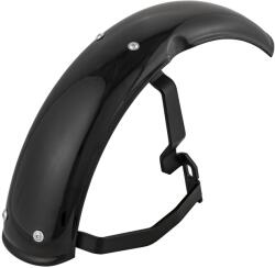 SIP Style Garelli 2.0 első sárvédő Vespa PK50-125 S/XL/XL2/Automatica/PX80-200/PE/Lusso/`98/MY/T5, fekete, fényes, fém SIP Style Váz, idomok és járműkiegészítők Motorkerékpár- és robogó-sárvédők Komplett motork