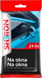 SHERON Glass tisztító törlőkendők 24db