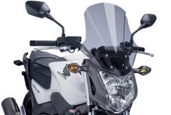 Puig Touring Screen Honda NC750S 14-18 szélvédő, füstszínű Puig Váz, idomok és járműkiegészítők Szélvédők és tartozékaik Szélvédők Motorkerékpár- és robogószélvédők