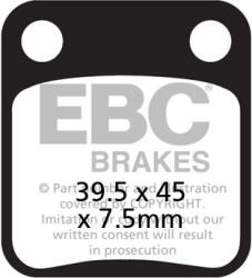 EBC Brakes EBC FA054TT fékbetét szett (1 tárcsához) EBC Brakes Fékrendszer és alkatrészei Fékbetétek, fékpofák és féktárcsák Tárcsafékbetétek