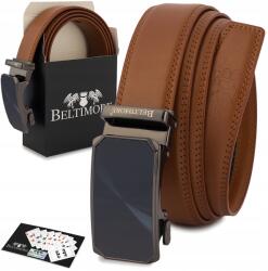 Beltimore Férfi bőröv Öv casual automata, sima bőr Beltimore (A49brown_125)