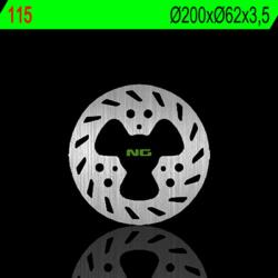 NG Brake Disc NG BRAKES Fix Fék Tárcsa - 115 NG Brake Disc Fékrendszer és alkatrészei Fékbetétek, fékpofák és féktárcsák Féktárcsák