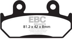 EBC Brakes EBC FA121 fékbetét (1 tárcsához, garnitúra) EBC Brakes Fékrendszer és alkatrészei Fékbetétek, fékpofák és féktárcsák Tárcsafékbetétek