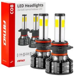 AMiO LED fényszóró izzók HB3 COB 4Side
