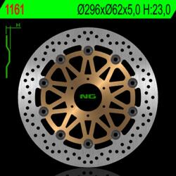 NG Brake Disc NG BRAKES Úszó - 1161G NG Brake Disc Fékrendszer és alkatrészei Fékbetétek, fékpofák és féktárcsák Féktárcsák