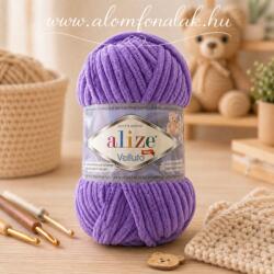 alize Velluto 43 - világoslila (zsenília fonal, 100g, 68m) (ruzo12)