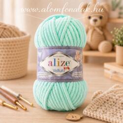 alize Velluto 19 - sötét menta (zsenília fonal, 100g, 68m) (zel5)