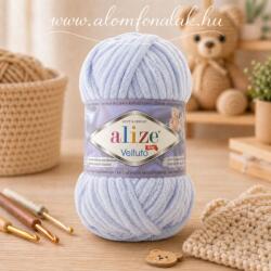 alize Velluto 416 - szürke (zsenília fonal, 100g, 68m) (vel14)