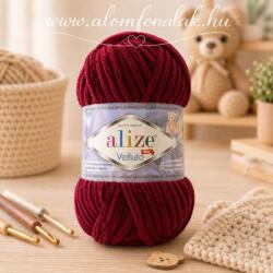 alize Velluto 107 - meggy (zsenília fonal, 100g, 68m) (zlt8)