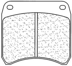 CL BRAKES utcai szinterelt fékbetétek - 2950XBK5 CL BRAKES Fékrendszer és alkatrészei Fékbetétek, fékpofák és féktárcsák Tárcsafékbetétek