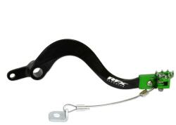 RFX Pro FT hátsó fékkar (fekete/zöld) - Kawasaki KXF250 RFX Váz, idomok és járműkiegészítők Lábtartók és lábvezérlés Pedálok Motoros fékpedálok és közvetlen alkatrészeik
