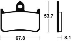 TECNIUM Fémszinterelt Fékbetétek - MTR122 TECNIUM Fékrendszer és alkatrészei Fékbetétek, fékpofák és féktárcsák Tárcsafékbetétek
