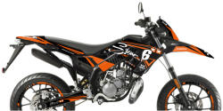 Stage6 Grafikai készlet Derbi X-Treme 2018 - 2020 Stage6 Narancs Stage6 Váz, idomok és járműkiegészítők Matricák és járműdekoráció Egyéb matricák és dekorációs elemek