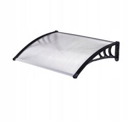 Strend Pro Műanyag előtető, Strend Pro DIY501, 150 x 100 cm, fekete, polikarbonát (2212327)