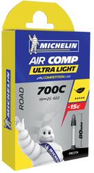 MICHELIN (Vélo) MICHELIN 700 x 18-23 belső gumi, A1 Ultralight, Presta szelep 80 mm MICHELIN (Vélo) Egyéb járművek Kerékpározás Kerékpár-alkatrészek Kerékpárkerekek és kerékalkatrészek Kerékpár-belső gumik