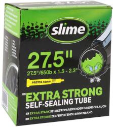 SLIME (Vélo) SLIME 27.5 x 2.00-2.40 belső gumi kerékpárhoz, Presta szeleppel, defektgátló folyadékkal SLIME (Vélo) Egyéb járművek Kerékpározás Kerékpár-alkatrészek Kerékpárkerekek és kerékalkatrészek Kerékpár-bels
