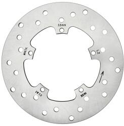 Piaggio (oem) PIAGGIO Első féktárcsa, eredeti alkatrész, 50-125 Vespa LX 2005+, Vespa S 2007+, Primavera 2013+, Fly 2005+, 50 Zip SP 2006+, 125 Vespa PX 2001+ -56395R- PIAGGIO (OEM) Fékrendszer és alkatrészei Fékbe