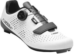  CATLIKE KOMPACT'O R Fehér országúti cipő T37, mikrometrikus csat, ATOP-Velcro, Look-Shimano kompatibilis (pár) Egyéb járművek Kerékpározás Kerékpáros ruházat Kerékpáros cipők