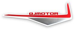 QJ-MOTOR SRK125R bal első felső idom matrica QJ-MOTOR Váz, idomok és járműkiegészítők Matricák és járműdekoráció Egyéb matricák és dekorációs elemek