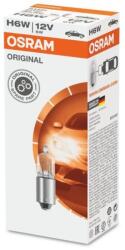 OSRAM Original Line H6W izzók 12V 6W - 10 darab OSRAM Elektromos alkatrészek Világítás és fényjelzés Izzók Egyéb foglalatú járműizzók