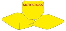 BLACKBIRD Lemezmatricák Fekete Kawasaki KX250F/450F BLACKBIRD Váz, idomok és járműkiegészítők Matricák és járműdekoráció Motocross rajtszámok és rajtszámháttér-matricák