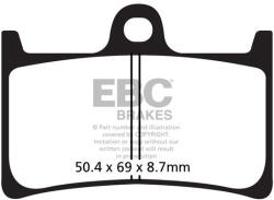 EBC Brakes EBC SFA252 robogó fékbetét (1 tárcsához, komplett szett) EBC Brakes Fékrendszer és alkatrészei Fékbetétek, fékpofák és féktárcsák Tárcsafékbetétek