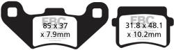 EBC Brakes EBC SFA416 megerősített robogó fékbetét (1 tárcsához) EBC Brakes Fékrendszer és alkatrészei Fékbetétek, fékpofák és féktárcsák Tárcsafékbetétek