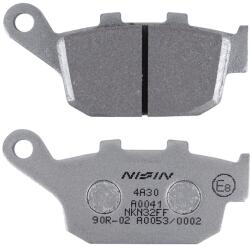 Nissin 2P-204NS hátsó fékbetét Triumph 600 Daytona 2003-2005, 675 Daytona 2011-től, 675 Street Triple 2008-2015 (félfémes) NISSIN Fékrendszer és alkatrészei Fékbetétek, fékpofák és féktárcsák Tárcsafékbetéte