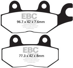 EBC Brakes EBC FA215 fékbetét szett (1 tárcsához) EBC Brakes Fékrendszer és alkatrészei Fékbetétek, fékpofák és féktárcsák Tárcsafékbetétek
