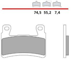 Brembo Racing UPGRADE Z04 szinterezett fém fékbetétek - 107A48617 BREMBO RACING Fékrendszer és alkatrészei Fékbetétek, fékpofák és féktárcsák Tárcsafékbetétek