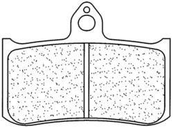 CL BRAKES utcai szintermetál fékbetétek - 1157XBK5 CL BRAKES Fékrendszer és alkatrészei Fékbetétek, fékpofák és féktárcsák Tárcsafékbetétek