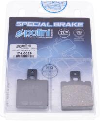 Polini organikus fékbetét - Aprilia RS 50, 125, RX 50, Beta Tempo, Quadra, Cagiva Mito 125 Polini Fékrendszer és alkatrészei Fékbetétek, fékpofák és féktárcsák Tárcsafékbetétek