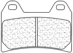 CL BRAKES Utcai Szintermetál Fékbetétek - 2539XBK5 CL BRAKES Fékrendszer és alkatrészei Fékbetétek, fékpofák és féktárcsák Tárcsafékbetétek