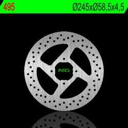 NG Brake Disc NG BRAKES Fix FékTárcsa - 495 NG Brake Disc Fékrendszer és alkatrészei Fékbetétek, fékpofák és féktárcsák Féktárcsák