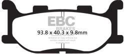 EBC Brakes EBC SFA199 robogó fékbetét (1 tárcsához, szett) EBC Brakes Fékrendszer és alkatrészei Fékbetétek, fékpofák és féktárcsák Tárcsafékbetétek