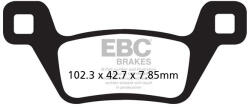 EBC Brakes EBC FA600R fékbetét szett (1 tárcsához) EBC Brakes Fékrendszer és alkatrészei Fékbetétek, fékpofák és féktárcsák Tárcsafékbetétek