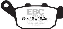 EBC Brakes EBC FA140 fékbetét (1 tárcsához, komplett szett) EBC Brakes Fékrendszer és alkatrészei Fékbetétek, fékpofák és féktárcsák Tárcsafékbetétek