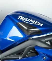 R&G RACING Tank Sliders Karbon Triumph R&G RACING Váz, idomok és járműkiegészítők Üzemanyagtartályok és tartozékaik Tankpadok és védőfóliák