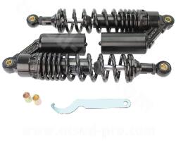ARCH hátsó gázos lengéscsillapító, fekete, univerzális, 330 mm (pár) - ARCHIVE / TNT MOTOR CITY 50/125cc-hez ARCH Futómű és rugózás Hátsó rugózás Lengéscsillapítók