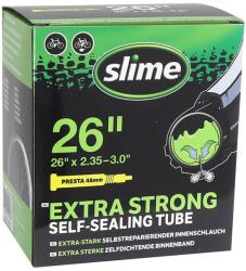 SLIME (Vélo) SLIME 26 x 2.35-3.0 kerékpár belső gumi, Presta szelep, cserélhető betéttel, defektgátló folyadékkal, VAE kompatibilis SLIME (Vélo) Egyéb járművek Kerékpározás Kerékpár-alkatrészek Kerékpárkerekek és 