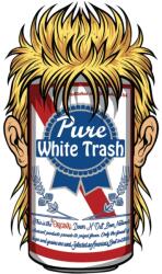 Lethal Threat WHITE TRASH matrica (60x80 mm) LETHAL THREAT Váz, idomok és járműkiegészítők Matricák és járműdekoráció Egyéb matricák és dekorációs elemek