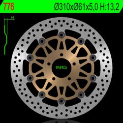 NG Brake Disc NG BRAKES Úszó - 776 NG Brake Disc Fékrendszer és alkatrészei Fékbetétek, fékpofák és féktárcsák Féktárcsák