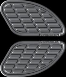 ONEDESIGN Soft Touch bőrből készült szürke tankpad pár ONEDESIGN Váz, idomok és járműkiegészítők Üzemanyagtartályok és tartozékaik Tankpadok és védőfóliák