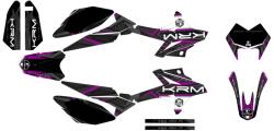 Krm Pro Ride KIT DECO 50 A BOITE matrica szett Beta 50 RR 2011-2020 fekete-lila (teljes) KRM PRO RIDE Váz, idomok és járműkiegészítők Matricák és járműdekoráció Egyéb matricák és dekorációs elemek
