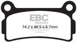 EBC Brakes EBC FA164 motorkerékpár fékbetét (1 tárcsához, szett) EBC Brakes Fékrendszer és alkatrészei Fékbetétek, fékpofák és féktárcsák Tárcsafékbetétek